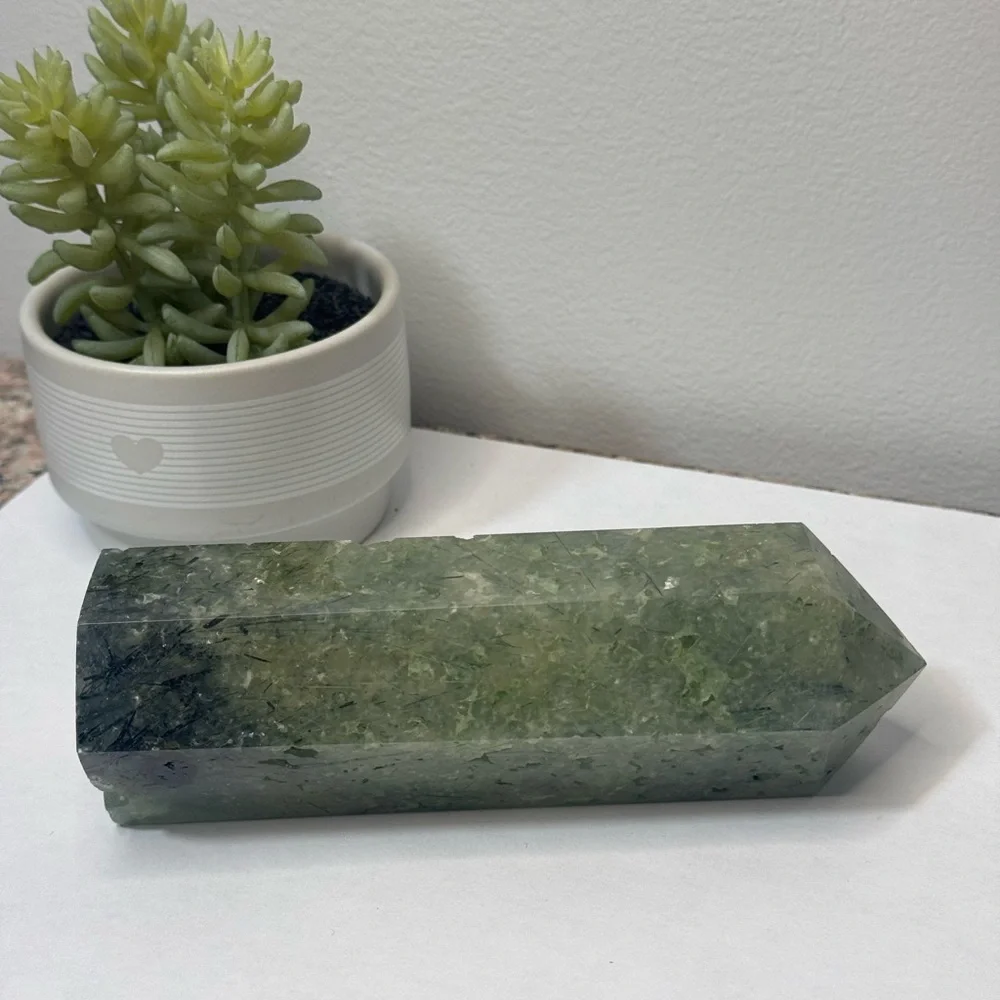 Prehnite Crystal Tower